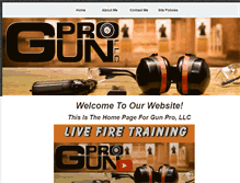 Tablet Screenshot of gunprofessional.com